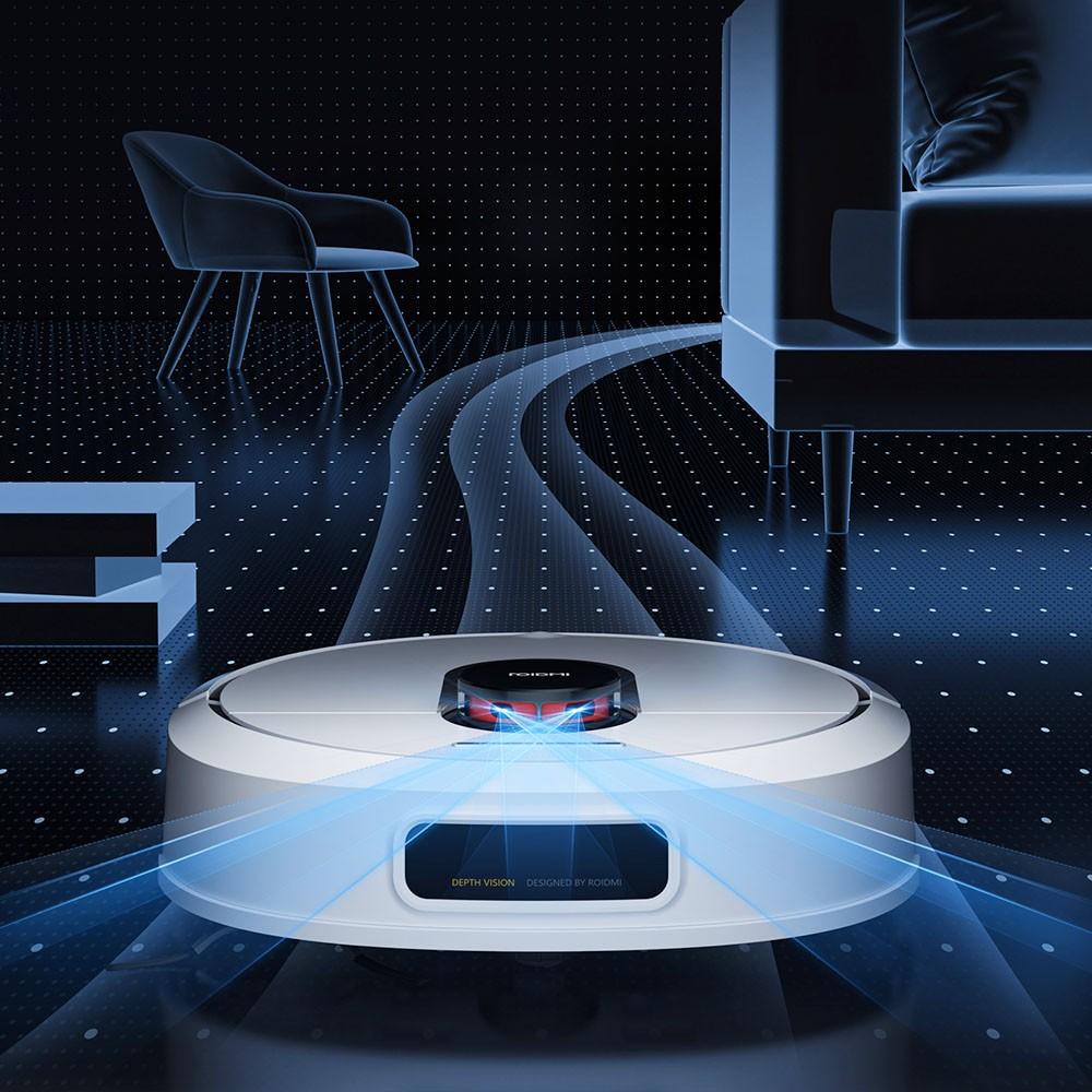 Обновленный:  Умный робот-пылесос ROIDMI EVA, самоочищающийся и опорожняющий, 3200 Па, мощное всасывание, 3-в-1, пылесос, подметание и уборка