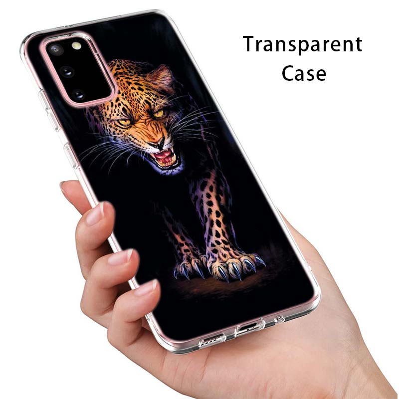 Мягкий чехол для телефона с изображением тигра и леопарда для Samsung Galaxy S22 Pro S21 S20 FE Ultra S10 S10E Lite S9 S8 Plus S7 S6 Edge