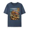 Nice Fish Fishing Heartbeat Male T Shirt Birthday Summer Shirts Cotton Fabric Comics Top Tshirts Oversized Unisex Clothing