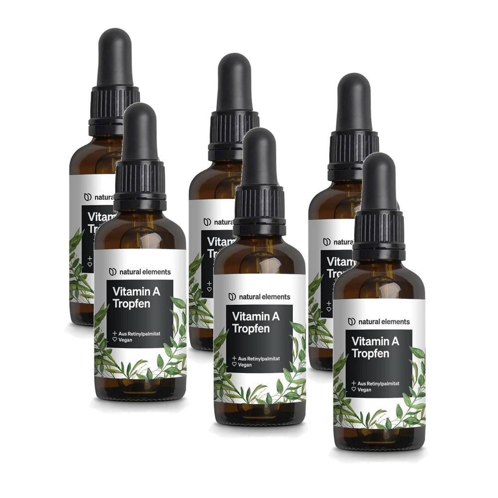 Natural Elements Vitamin Drops Vitamin A Oil 6 pcs 50ml