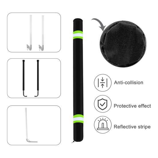 2 шт. Чехол для направляющей стойки лодочного прицепа 36 дюймов, устойчивый к УФ-излучению, лодочный прицеп