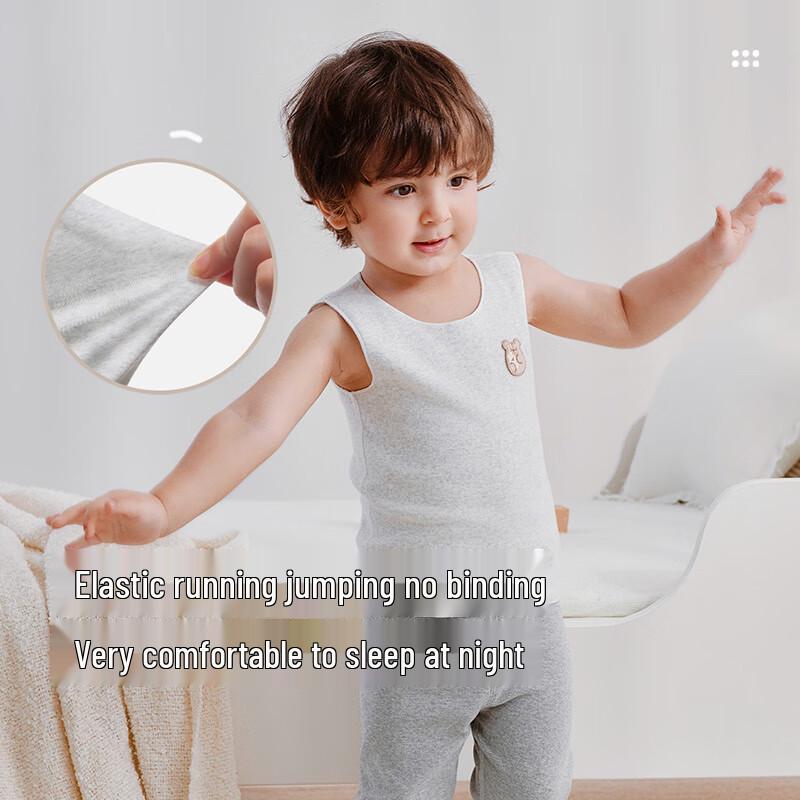 Labi Kids 2 шт. Четырехсезонные базовые майки с круглым вырезом