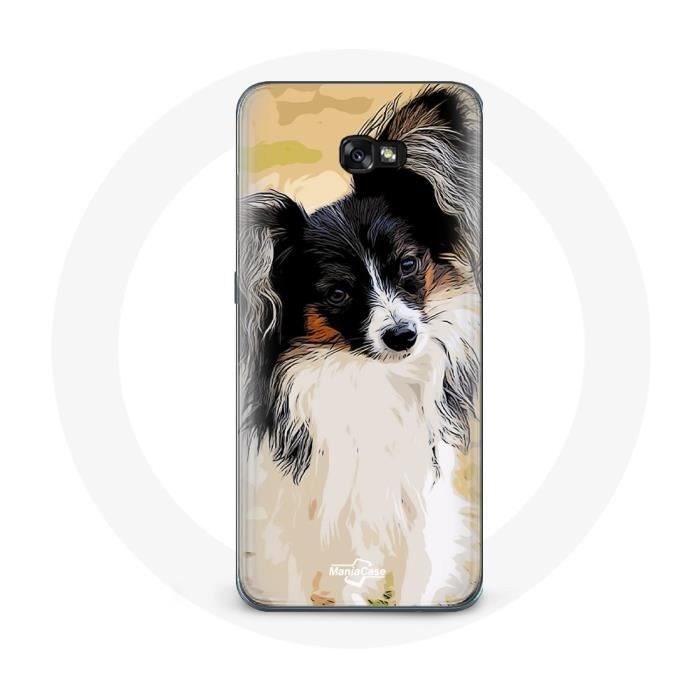 Case for Samsung Galaxy A8 2016 Continental Miniature Spaniel Butterfly Dog Breed