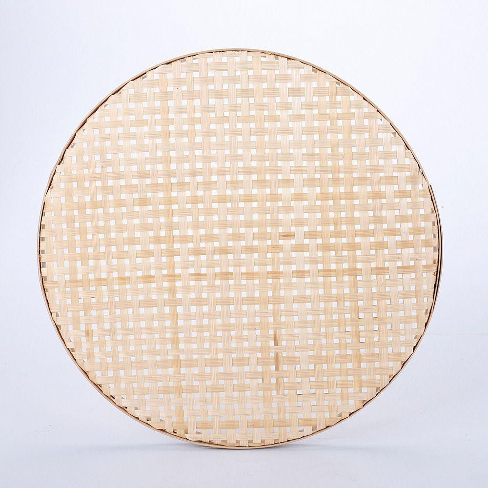 6 Размеров Плетеная Бамбуковая Сито-Плотик Ручной Работы DIY Декоративная Корзина для Фруктов Хлеба Декор Дома