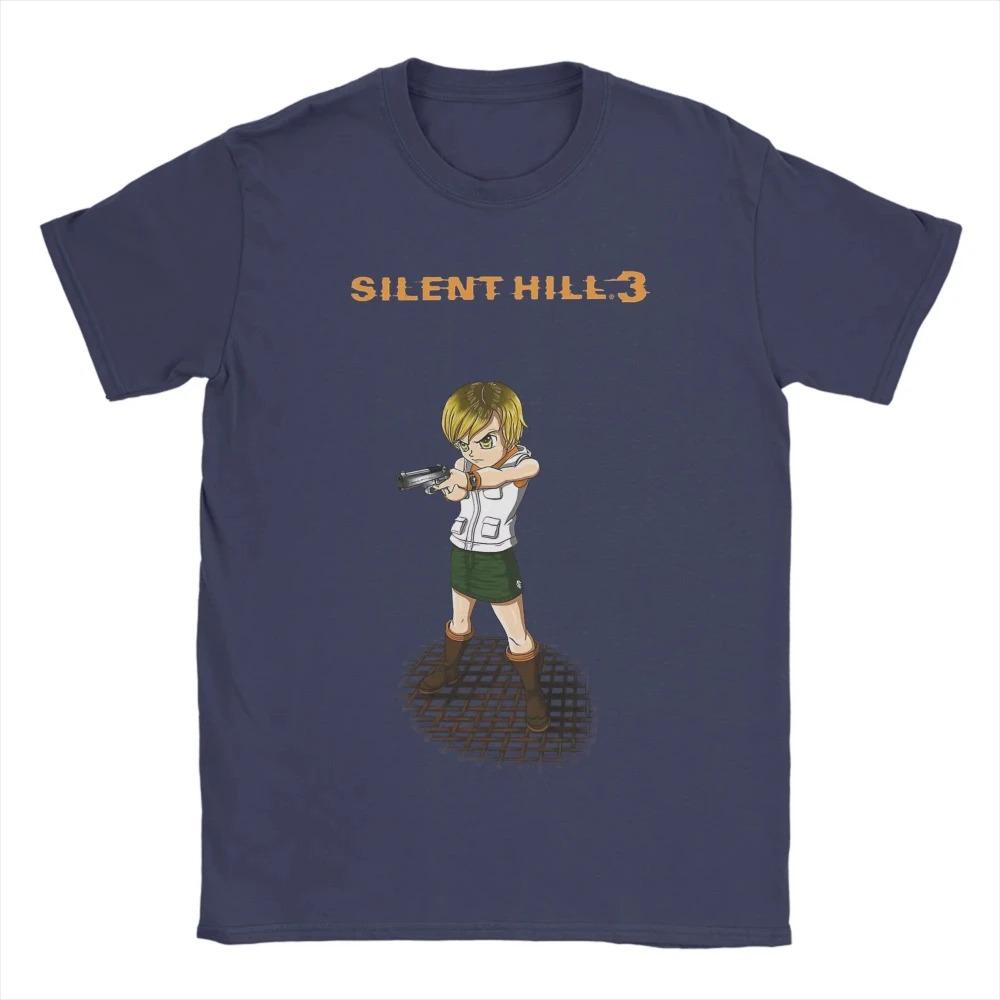 Графическая футболка Silent Hill 3 Унисекс Хлопок Круглый вырез Короткий рукав Свободный топ для вечеринок Футболки