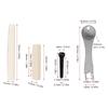 2Sets Plastic Saddle Guitar Bridge Pins Metal Puller Guitar Saddle Nut  For Acoustic Guitar