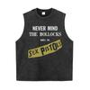 The Sex Pistol Band Vintage Washed Aged Vest American Punk Rock Short Sleeve T-shirt Mens Womens Sports Fitness Tops