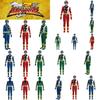 Red Green And Blue Kishiryu Sentai Ryusoulger Jumpsuit For Kids' Cosplay