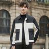 Инструментальная куртка куртка весна и осень повседневная лацканы контрастные цвета модная тонкая мужская одежда High Sense