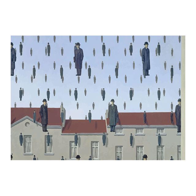 Rene Magritte Canvas Painting Surrealism Classic Artwork Reproduction Posters Print Wall Art Picture Home Decor for Living Room