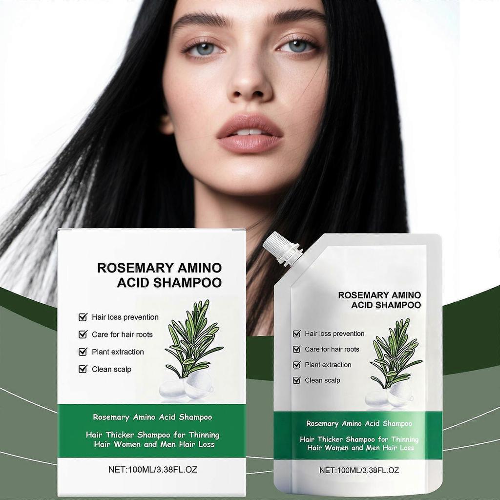 Amz Rosemary Volumizing Shampoo Gently Cleanses Hair, Making It Naturally Fluffy, Moist, Split, Shiny And Smooth less