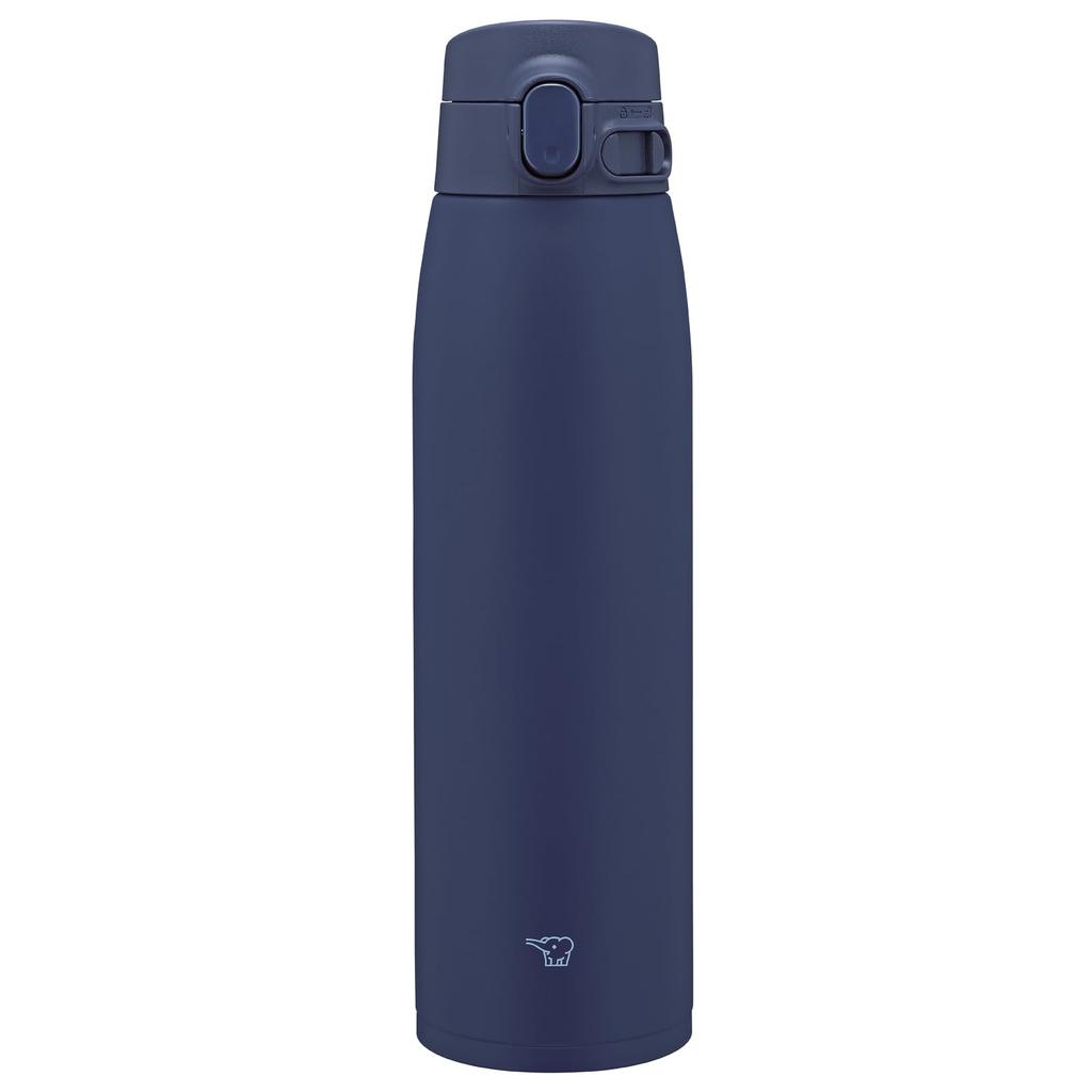 Zojirushi Mahobin Stainless Steel Mug Water Bottle Large Capacity 950ml One Touch Type Seamless Only 3 Maintenance Points Marine Blue SM-VB95-AM
