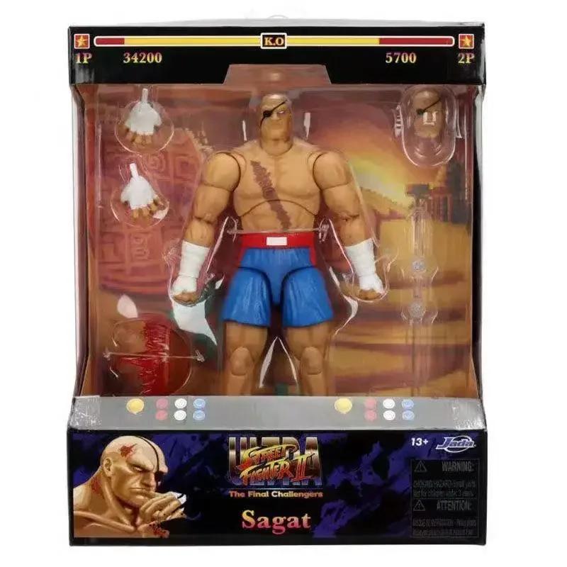 1/12 Jada Toys Бланка Сагат Вега Street Fighter Волна 4 Аниме Коллекционная Модель Фигурки Статуэтка Кукла Детская Игрушка Персонализированные Подарки
