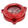 Clear Engine Oil Filter Cover Aluminium Alloy CNC Machining Oil Filter Protector Guard Cap for Raptor 700 700R Red