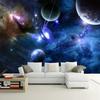 3D Photo Starry Sky Wallpaper Planet Universe Space Mural Living Room TV Wall Bedroom Ceiling Home Decoration KTV Bar Mural Sticker