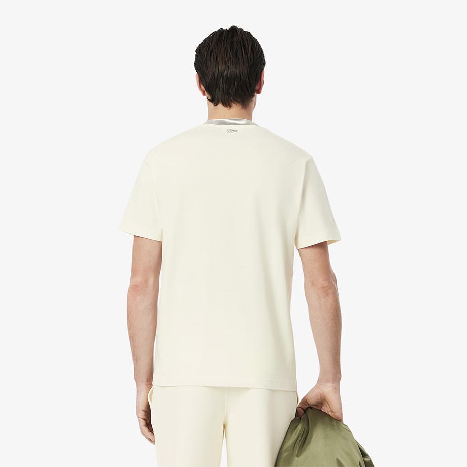 Lacoste Мужская футболка с коротким рукавом и большим графическим принтом Shadow TH0124-55GARS