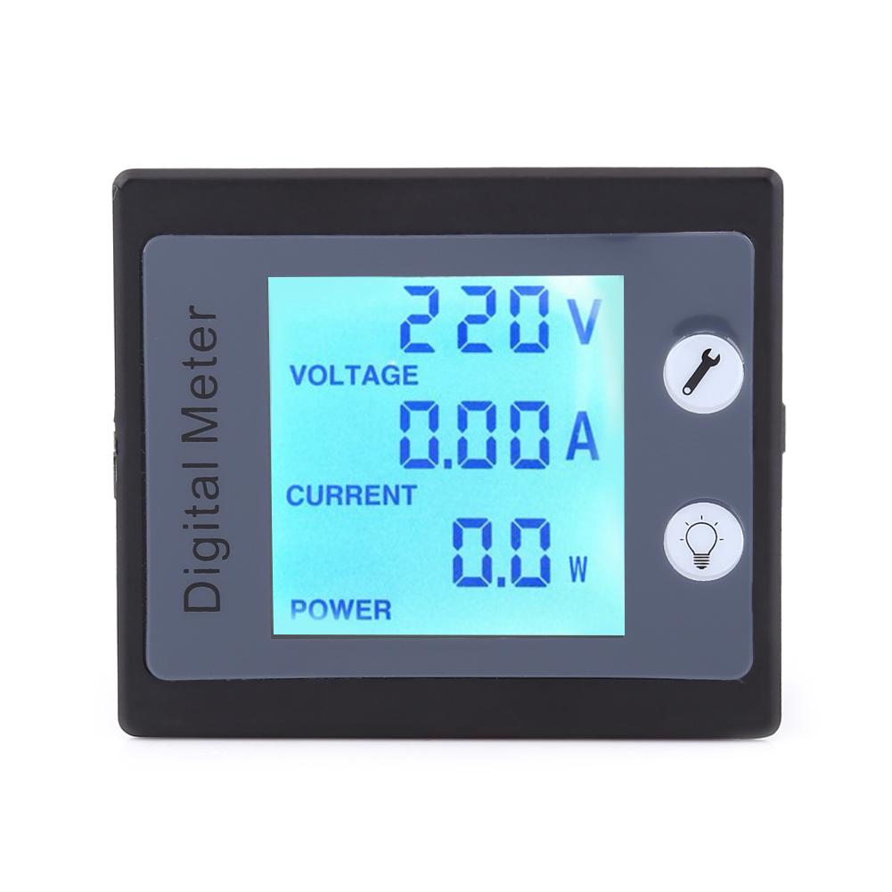 80260V AC 100A Цифровой мониторинговый мультиметр амперметр вольтметр измеритель мощности и энергии с трансформатором тока