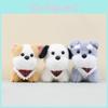 Cute Mini Dog Plush Toy Keychain Soft And Cuddly Ideal For Bag Accessories