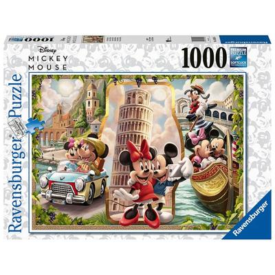 R165056 Disney «Каникулы Микки и Минни», 1000 деталей, пазл разных цветов, детские игры, развивающие игрушки