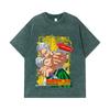 275 GSM Washed T-shirts 100% Cotton Sakamoto Days V4 Taro Print Unisex Heavy Cotton T Shirt