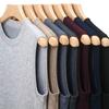 Spring, Autumn and Winter Men's Sleeveless Wool Solid Color Vest Middle-aged Loose Dad Men's Bottom Shirt Top