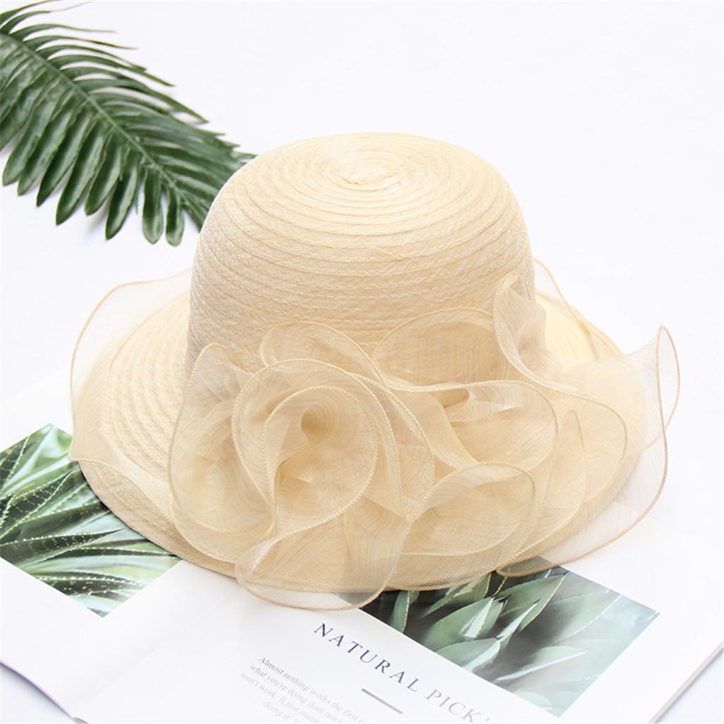 (Projector)Women's Organza Church Fascinator Bridal Tea Party Wedding Hat