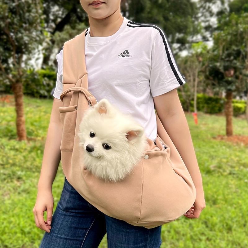 Outdoor Pet Carrier Bag Portable Shoulder Bag Cat Walking Bag Travel Transport Bag For Small Dogs Cats Within 7.5kg/16.53lb