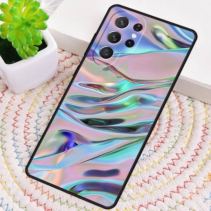 Голографический Dope Trippy Принт Силиконовый Чехол для Телефона Для Samsung Galaxy note 10 pro S26 S25 S24 S23 S22 S21 Plus Ultra Capa Чехол
