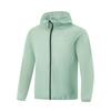 Li Ning Comprehensive Training Series Ice Silk Cool Comfort Sports Ветрозащитная Солнцезащитная Куртка Мужская Куртка Серо-Зеленый AFDV449-10