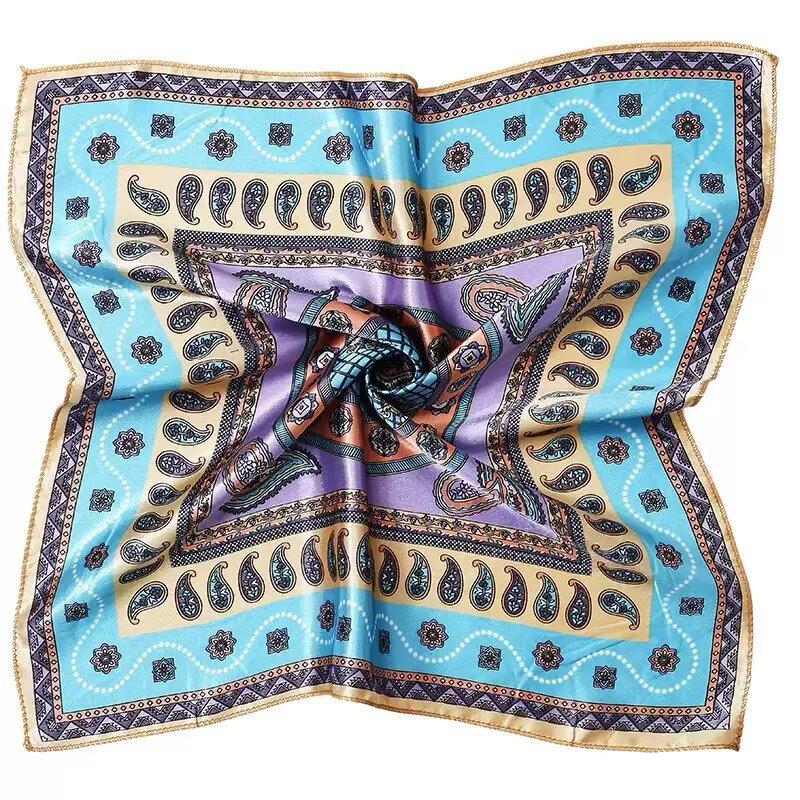 Women's Silk Scarf Business Dress Neck Protector Professional Mobile Telecom Banking Stewardess Small Square Scarf Women's Scarf Shawl Fashion