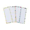 4 Pack Magnetic Memo Pads Reusable Refrigerator Notepad for Shopping Grocery Lists Family Schedule Planning Paper Pads