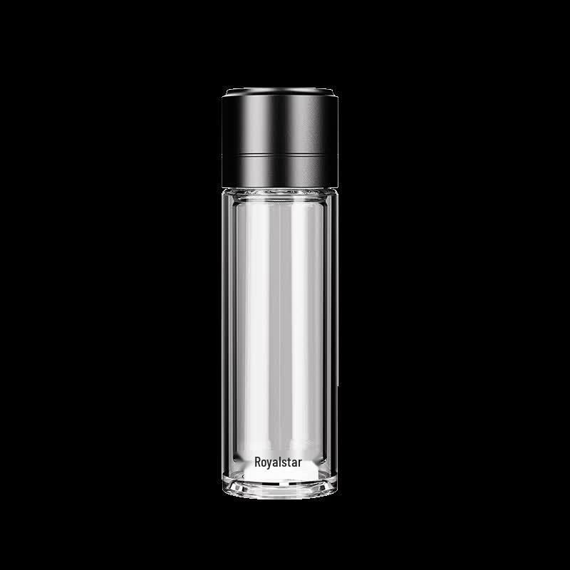 Royalstar 350ml Double-Layer Tea Infuser Glass Bottle
