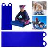 Roll Up Snow Sled Snow Slider Pad Portable Roll Up Skiing Pad with 2 Handle Sand Slider Board Foldable Snowboard for Kids Adults