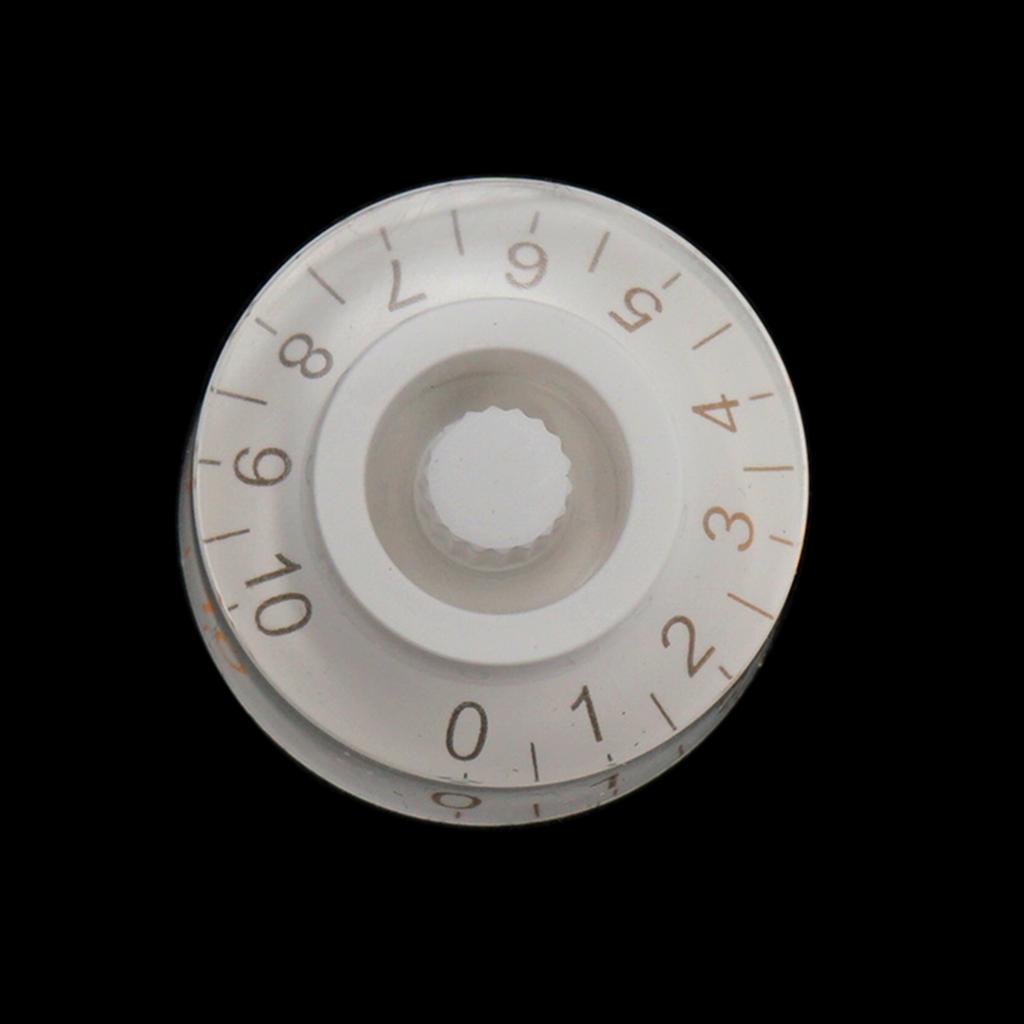 4 шт. Ручки для гитары Потенциометр Ручки для поворота гитары Замена Кнопка управления эффектами для баса Поворотная ручка Ручки для баса