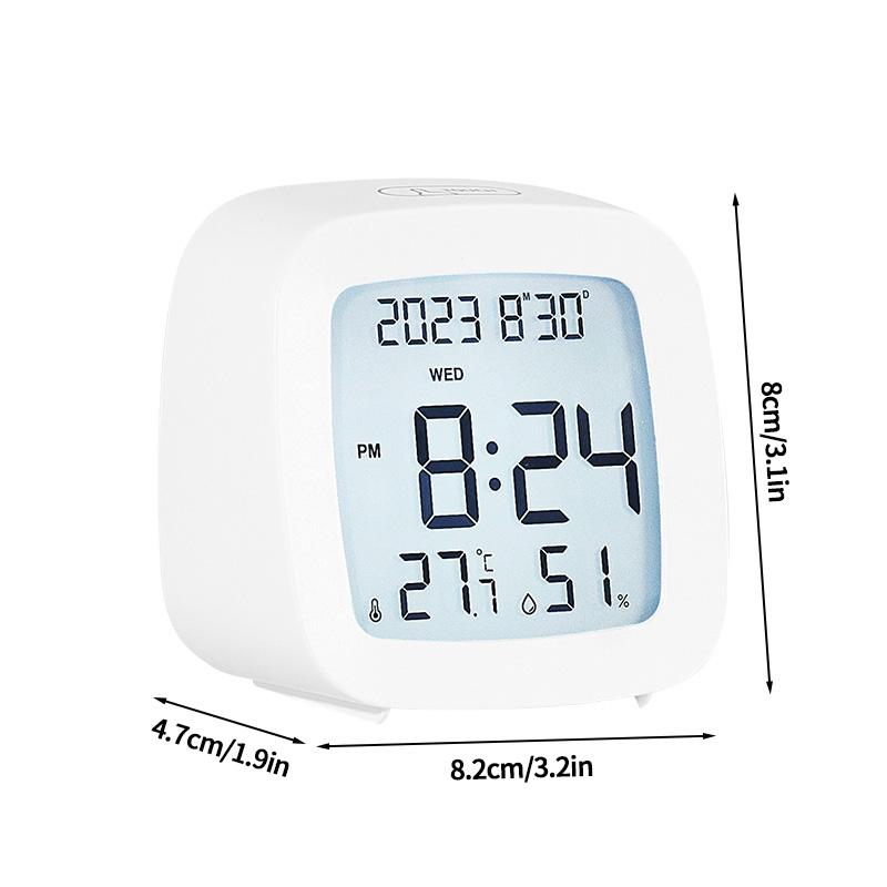 Будильник в скандинавском стиле, цифровые кварцевые часы, домашний орнамент, портативные бесшумные часы с металлической подставкой для декора спальни
