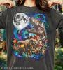 Vintage T-Rex 90s Graphic Style Comfort Colors® Tshirt, Space Moon Dino Faded Shirt, Jurassic Y2k Streetwear, 2000s Dinosaur Gift