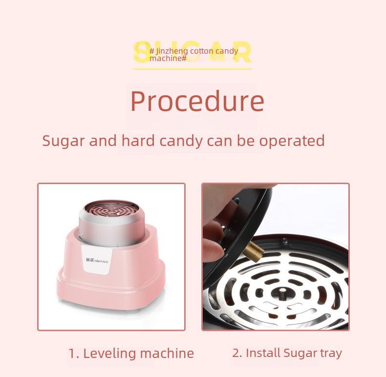 Jinzheng Автоматическая детская мини-машина для сладкой ваты