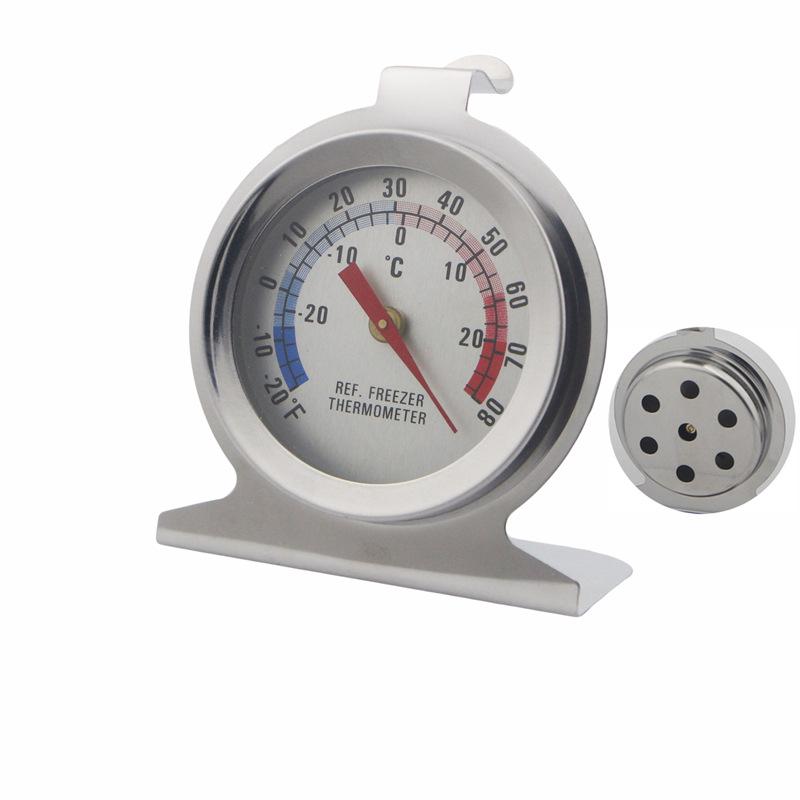 Bimetal Stainless Steel Fridge-Freezer Food Thermometer for Kitchen & Cold Storage