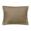Rectangular Pillowcase - Made In France - 50 X 75 Cm - 100% Cotton - 57 Threads - Taupe