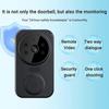 Дверной звонок Умный беспроводной удаленный видеодомофон Интеллектуальный визуальный дверной звонок Камера Беспроводная связь - Домашний HD Ночное видение Wi-Fi Поддержка дверного дверного звонка