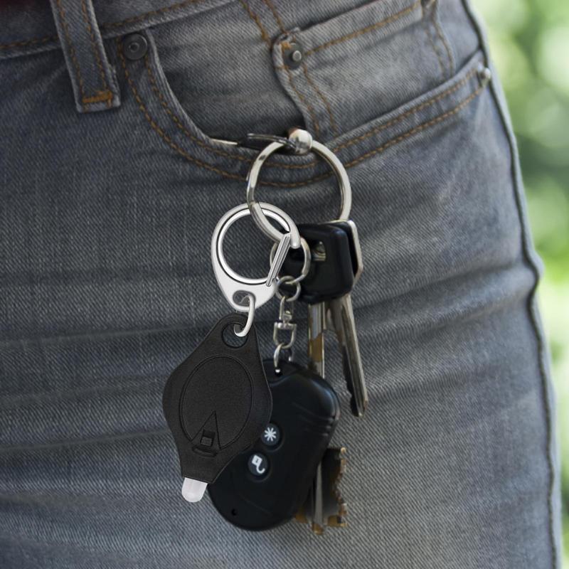 Keychain Light Mini Keychain Squeeze Button Light Mini LED Flashlight Torch Emergency Key Ring Light for Outdoor Camping Hiking