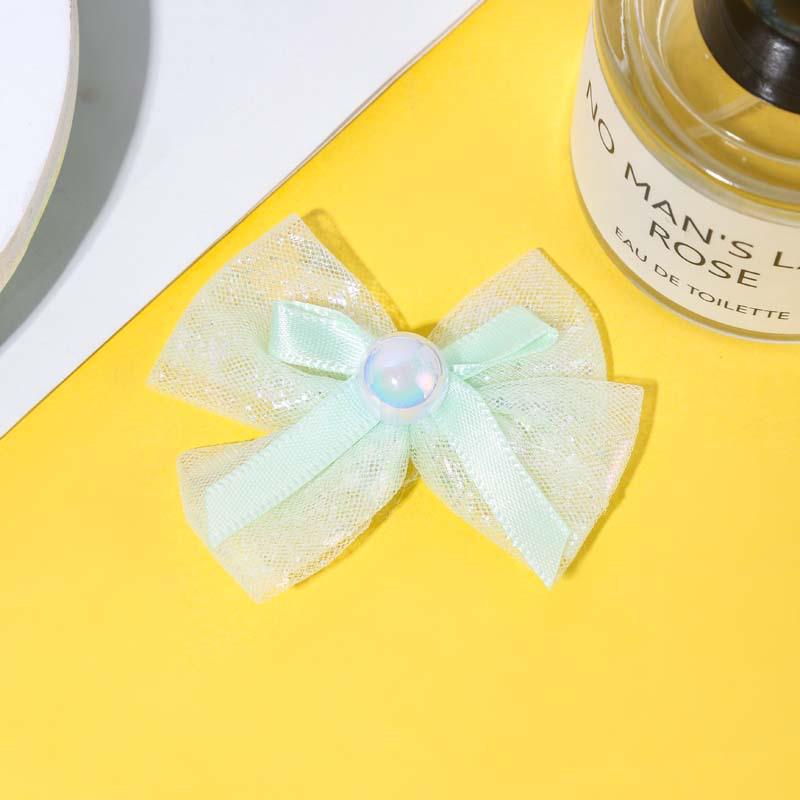 Сетчатый бант из бисера своими руками, детский головной убор и аксессуары для украшений