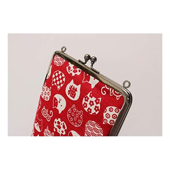 Kyoyu Made in Japan Goshuin-cho (Stamp Book) Case, Large Size, Cat, Approx. 23.5cm x 14.5cm, Cotton,