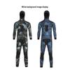 5mm Camouflage Two-Piece Wetsuit with Hood - Cold-Proof for Spearfishing, Deep Diving & Winter Swimming.