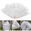 Large Feathered Fan 1920s Vintage Handheld Fan Folding Hand Fan for Burlesque Theater Parties and Costume Enthusiasts