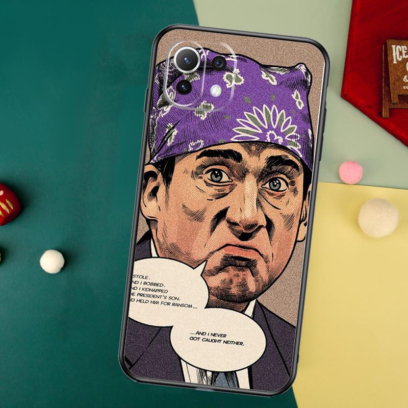 The Office Michael Scott Case For Xiaomi 14T Pro 11T 12T 13T 13 14 15 Ultra POCO X7 Pro X3 X5 X6 M6 F5 F6 Pro Cover