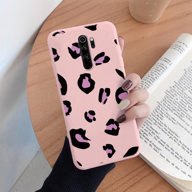 Case For Redmi Note 8 Pro Soft Silicone TPU Back Cover Case Protective Coque For Redmi Note8 Pro Shell Leopard Painted Bumper