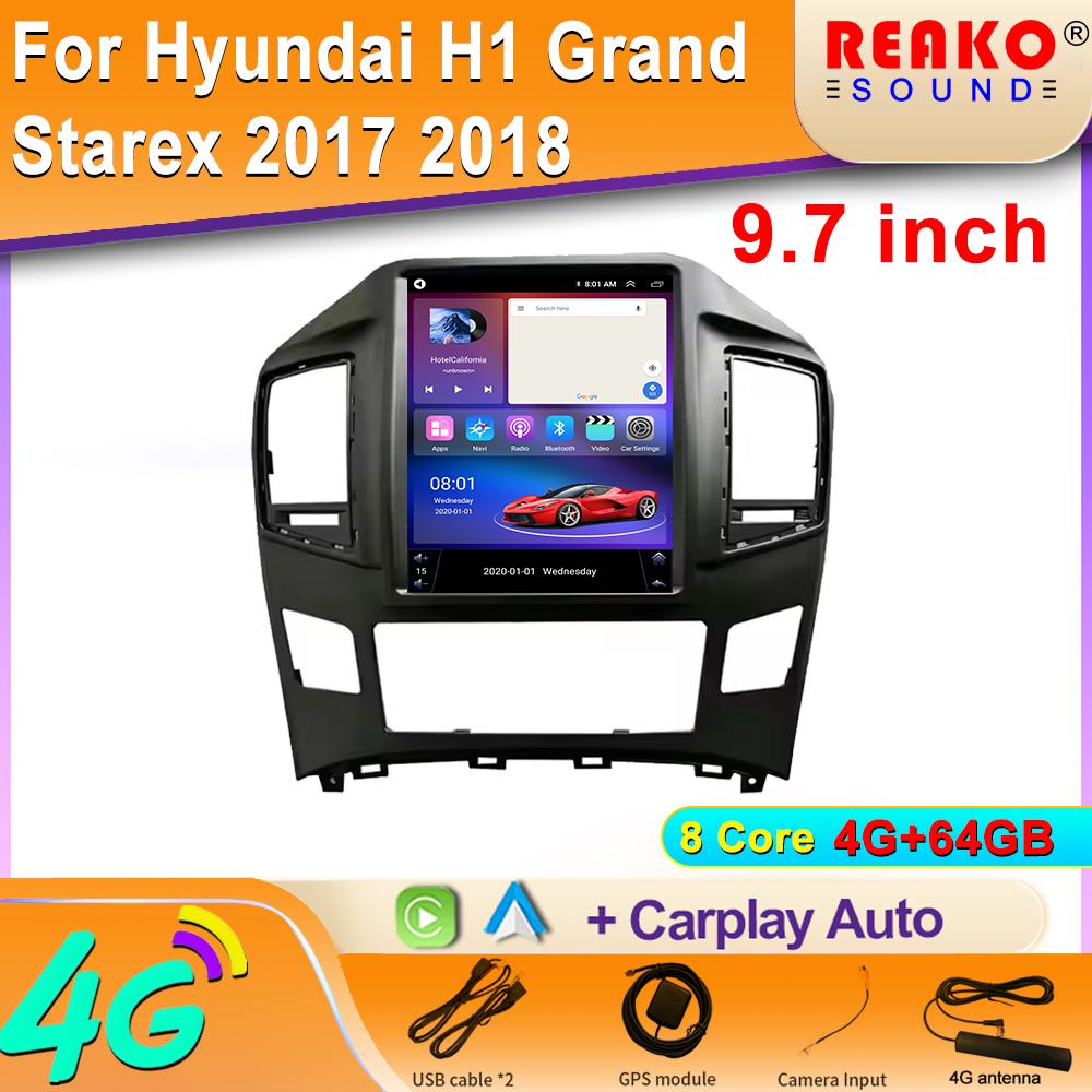 WIFI для Hyundai H1 Grand Starex 2017 2018 автомобильное радио Android Auto Carplay GPS навигация мультимедиа видеоплеер 2din DVD