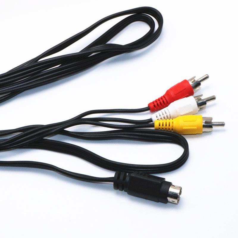 Видеокабель Inspur Universal Set-top Box: 9-контактный кабель S-Video к 3 RCA AV-кабелю