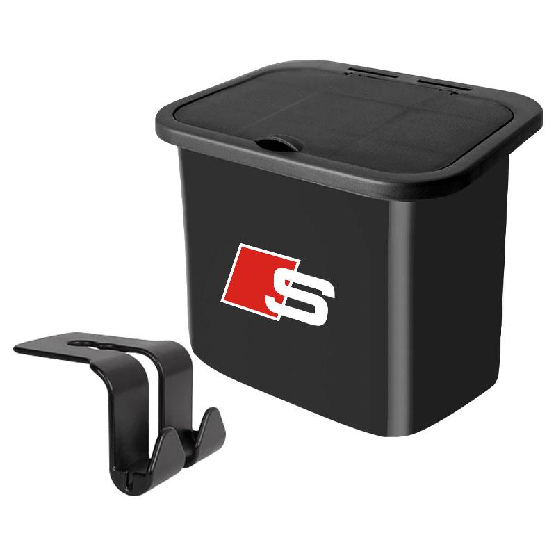 1 шт. Подвесное мусорное ведро для автомобиля, органайзер на спинку сиденья, держатель для телефона, крючок для Audi C7 C6 C5 B5 B6 B7 B8 B9 D3 Q3 Q5 Q7 TT A1 A3 A4 A5 A6 A7